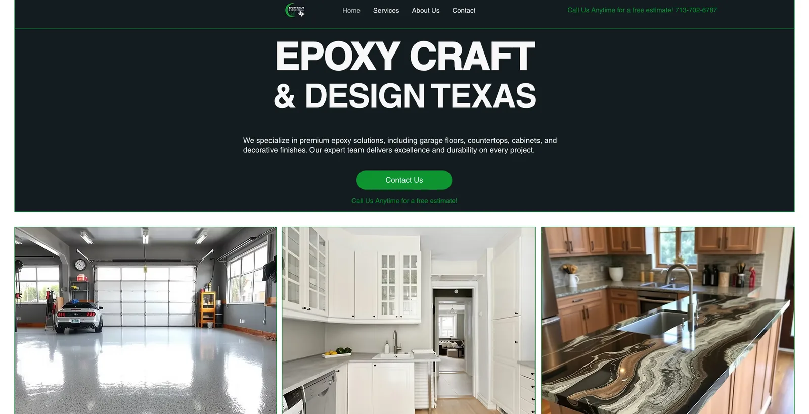 Epoxy Craft & Design Texas website