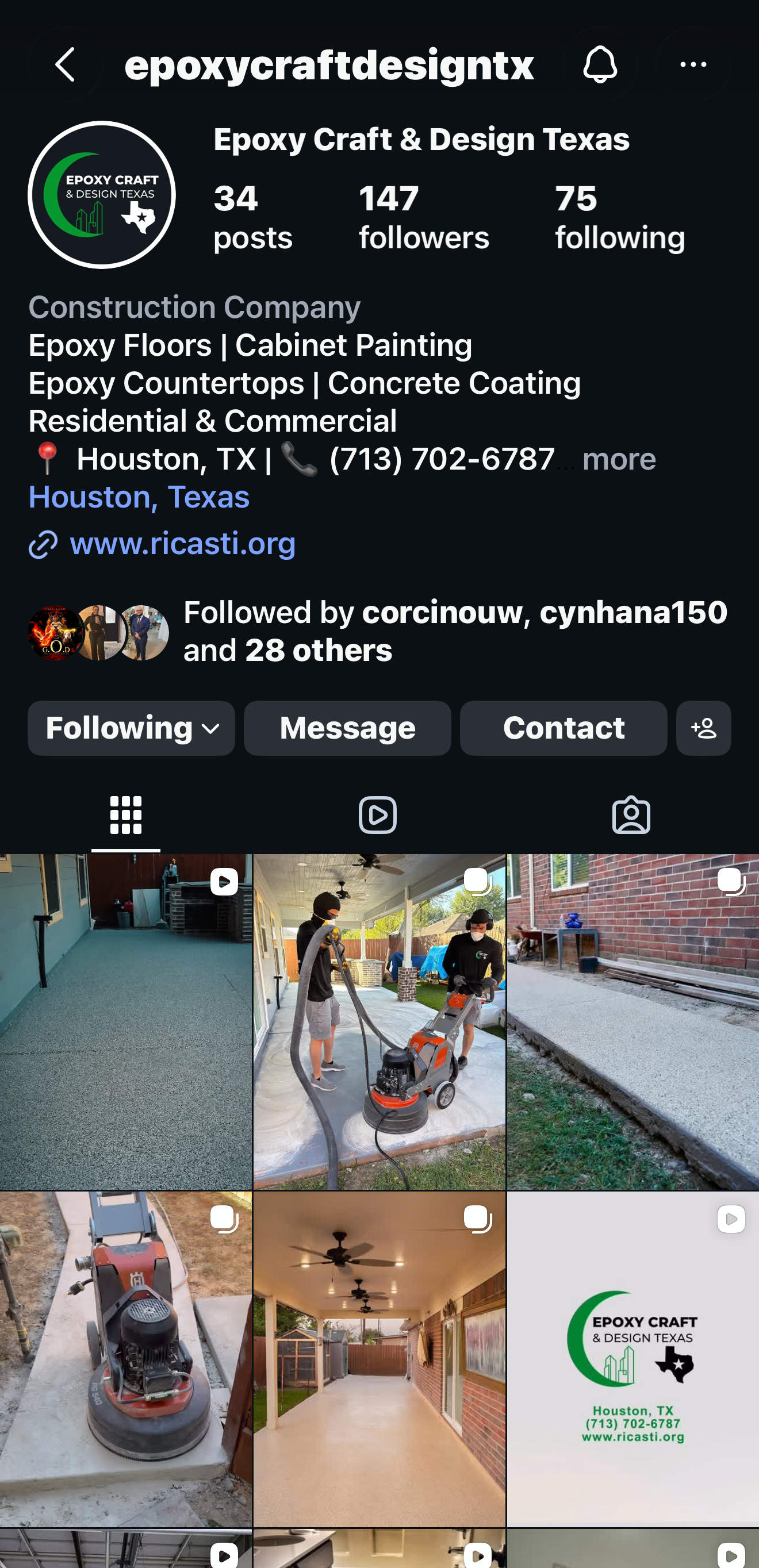 Epoxy Craft & Design Texas — Instagram