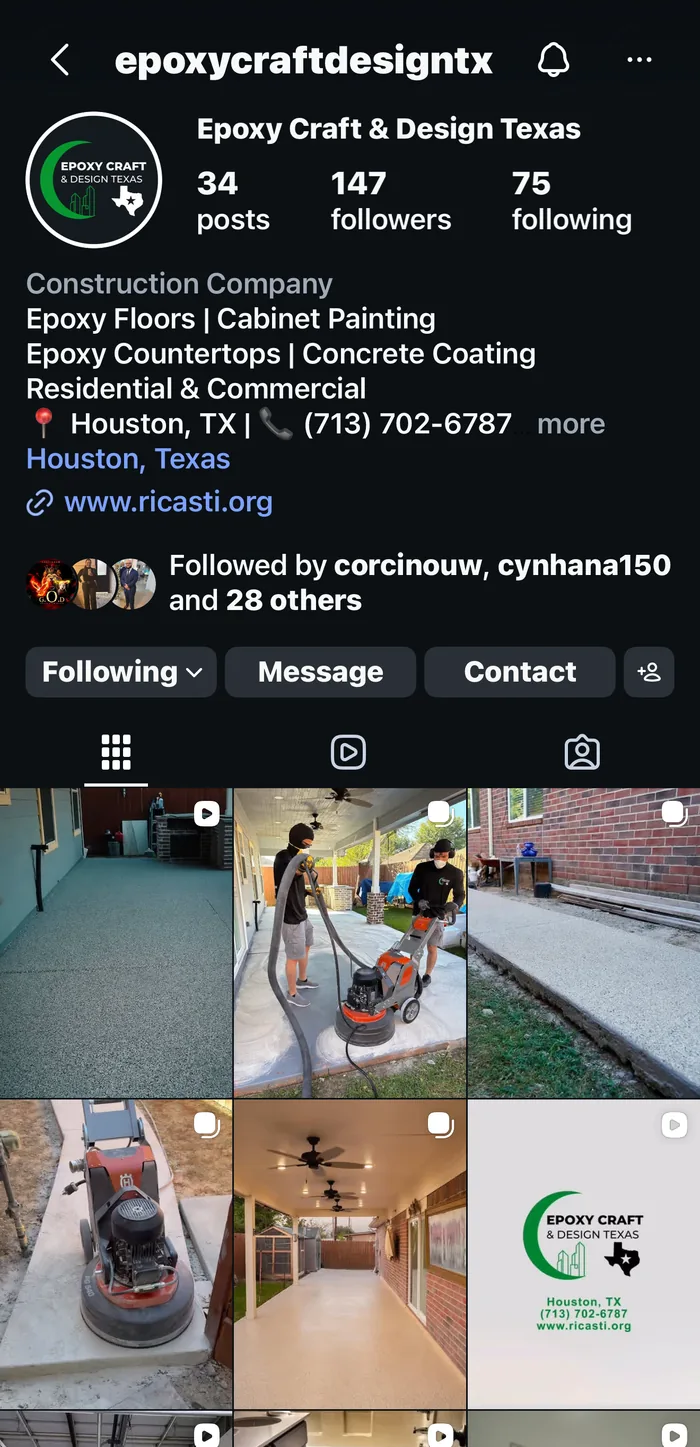 Epoxy Craft & Design Texas — Instagram