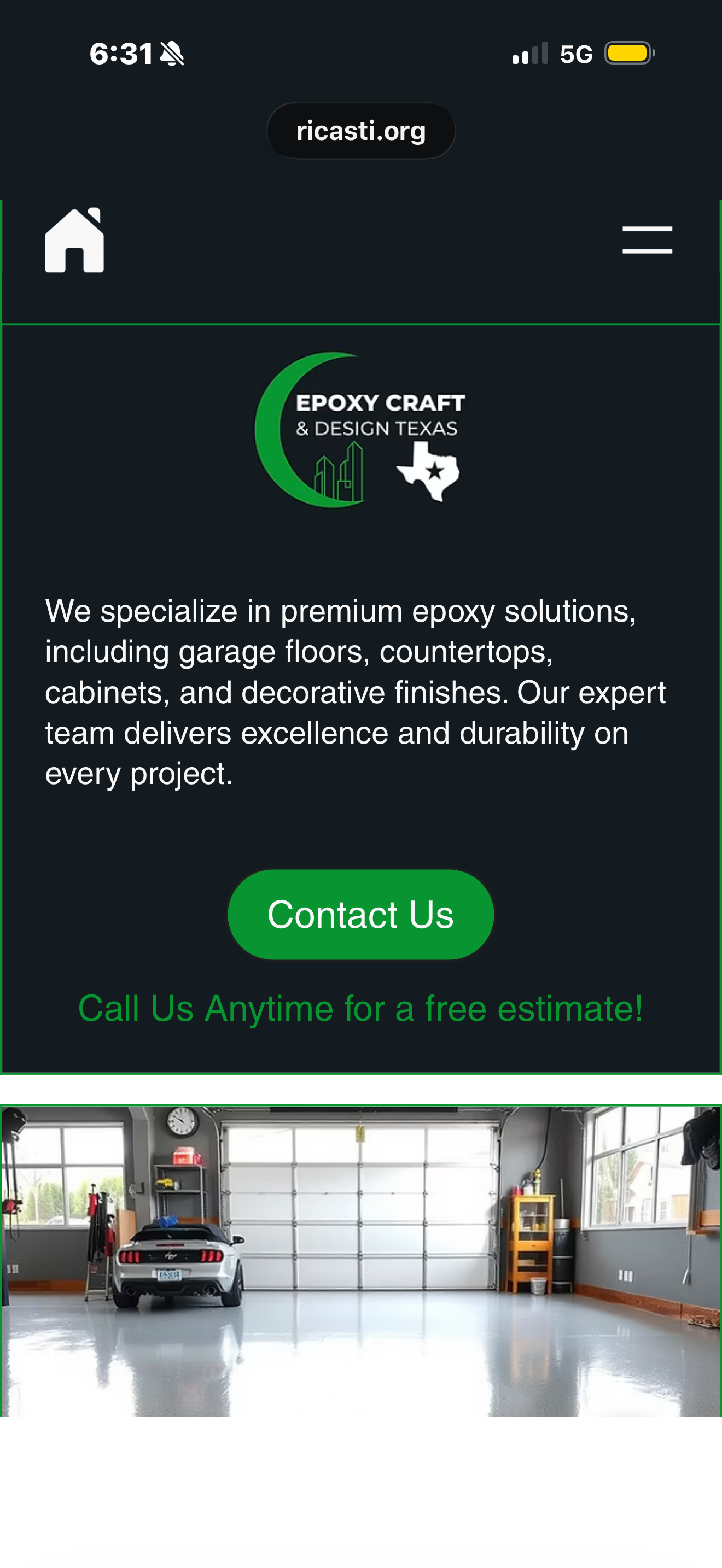 Epoxy Craft & Design Texas — mobile view