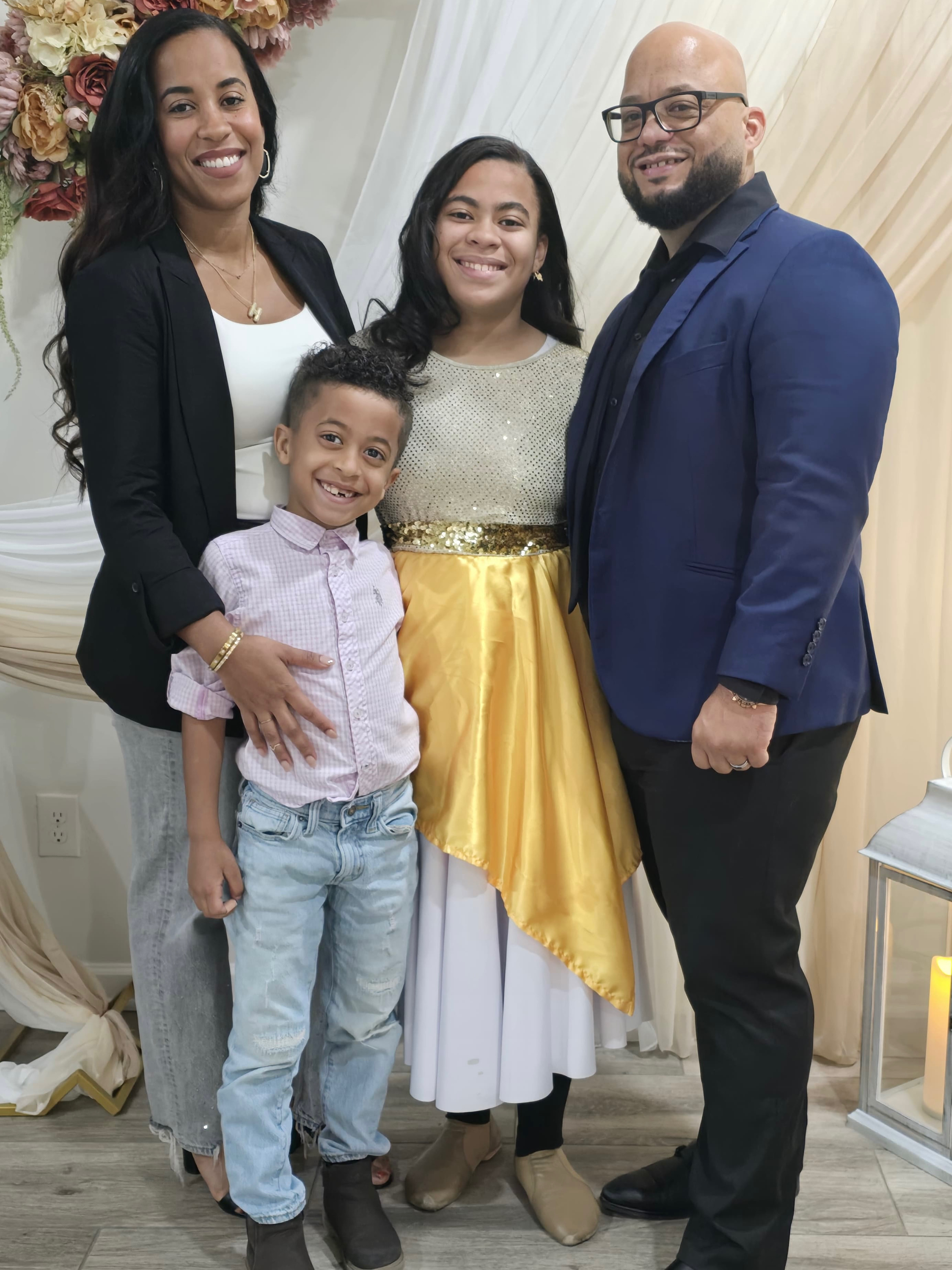 Amaury Brito and family