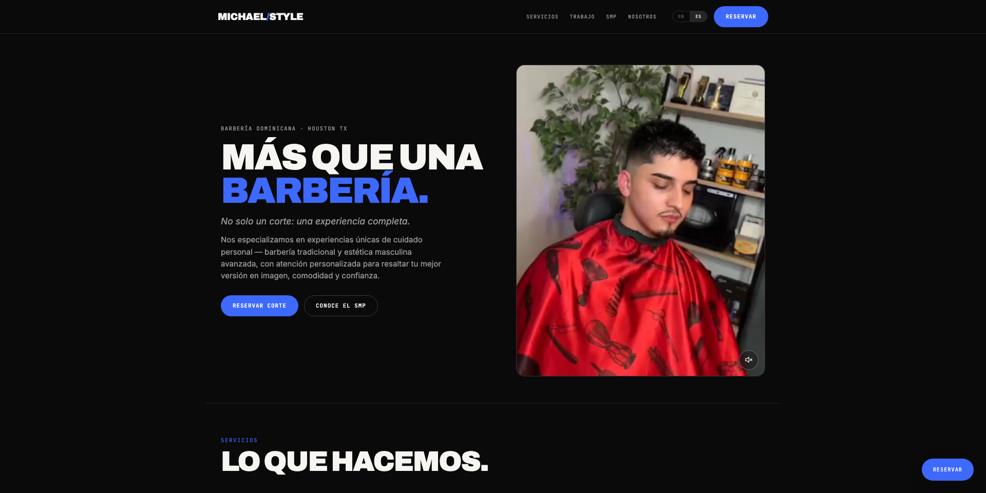 Michael Style Studio homepage — live site