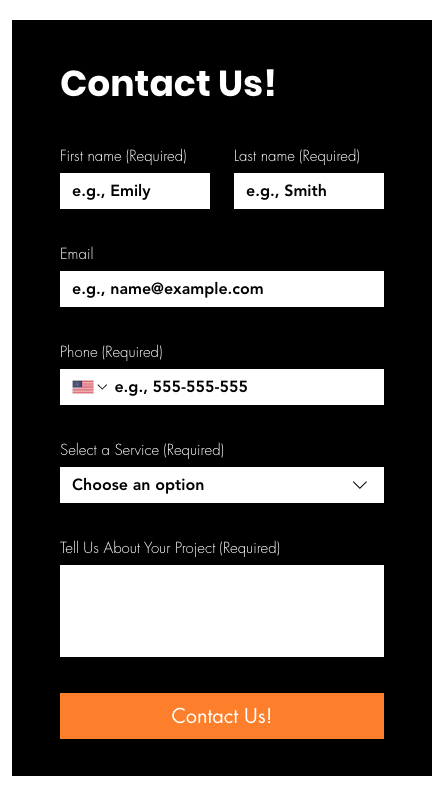 Prime-Volt contact form